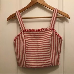 Striped Crop Top